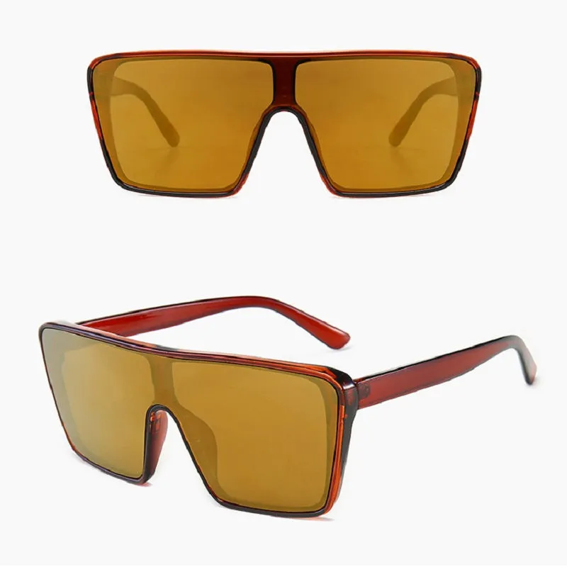 Retro Large Frame Sunglasses
