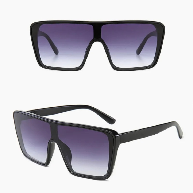 Retro Large Frame Sunglasses