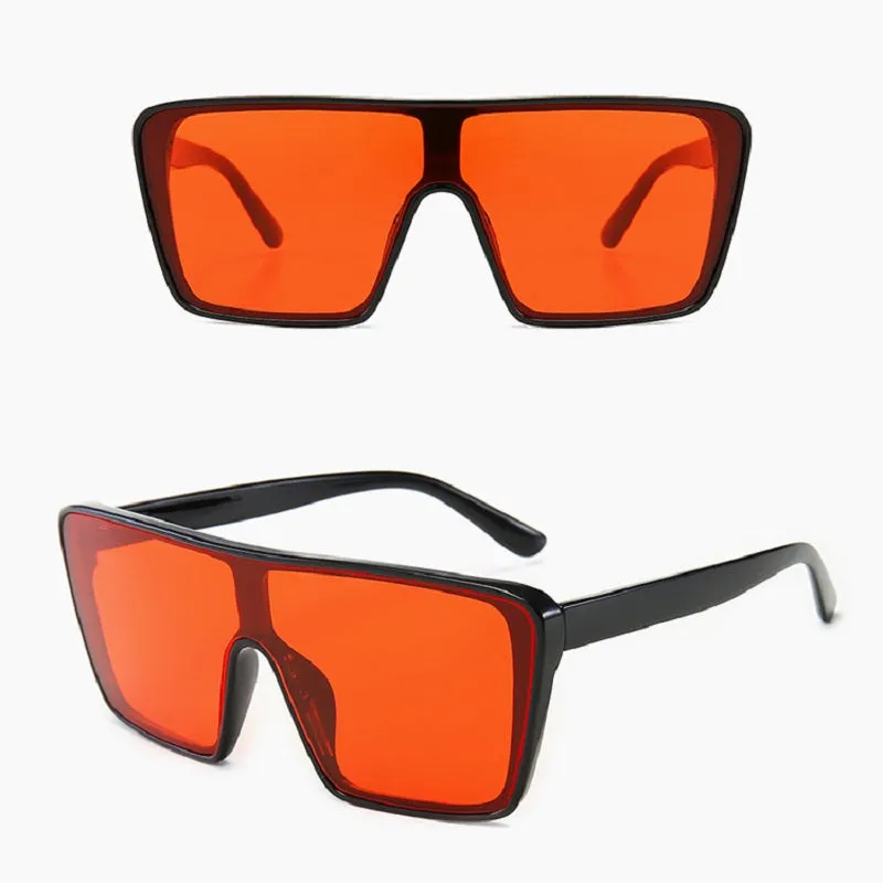 Retro Large Frame Sunglasses