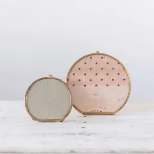 Round Brass Photo Frame
