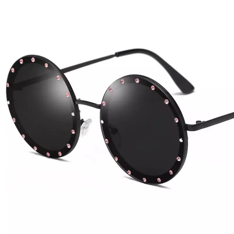 Round Frames /Pink Crystals