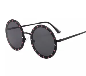 Round Frames /Pink Crystals