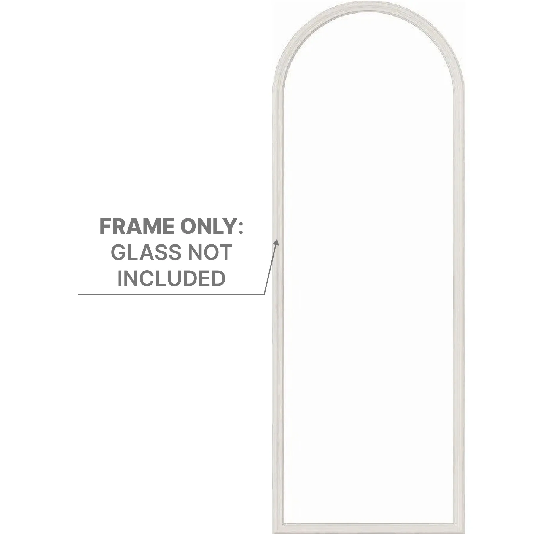 Round Top Full Lite 24" x 66" Frame Kit