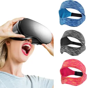 SAYAFAN VR Eye Mask, Adjustable Breathable VR Sweat Band for Meta/Oculus Quest 2/3/3S/Pro, HTC Vive, PS, Gear, VR Workouts (3PCS)