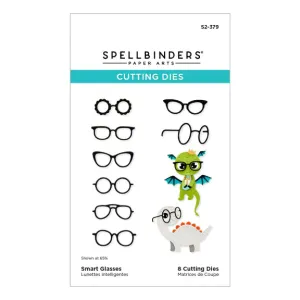 Smart Glasses Etched Dies from the Monster Birthday Collection