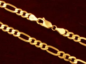 Yellow Gold Figaro Chain
