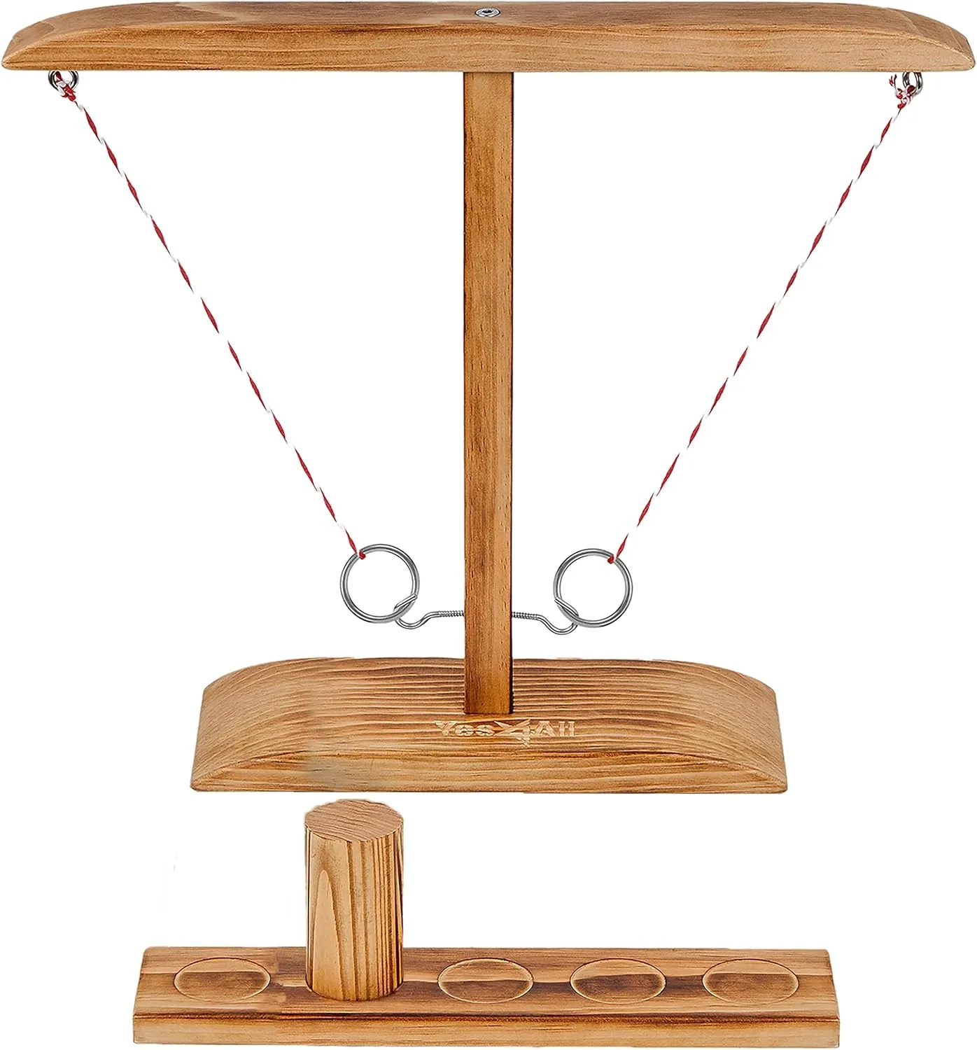 Yes4All Ring Toss Wall Game/Indoor & Outdoor Game for Adults, Camping, Party