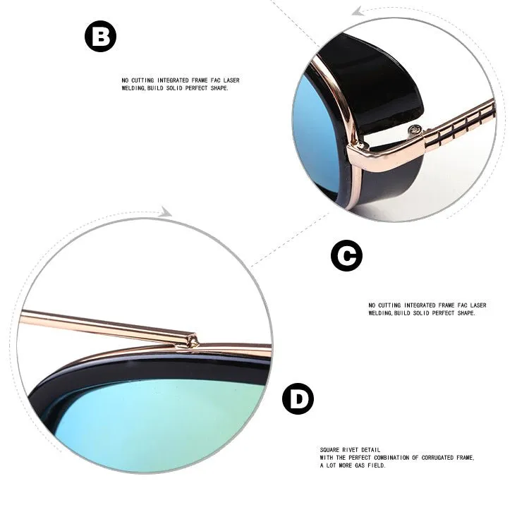 YJ-004 Iron Man 3 actor lead sunglasses double beam sunglasses retro sunglasses