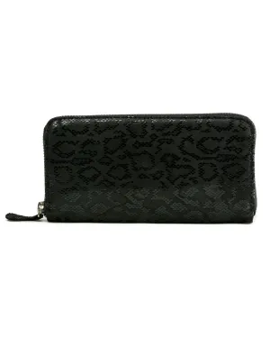 Zip Wallet: Black Anaconda