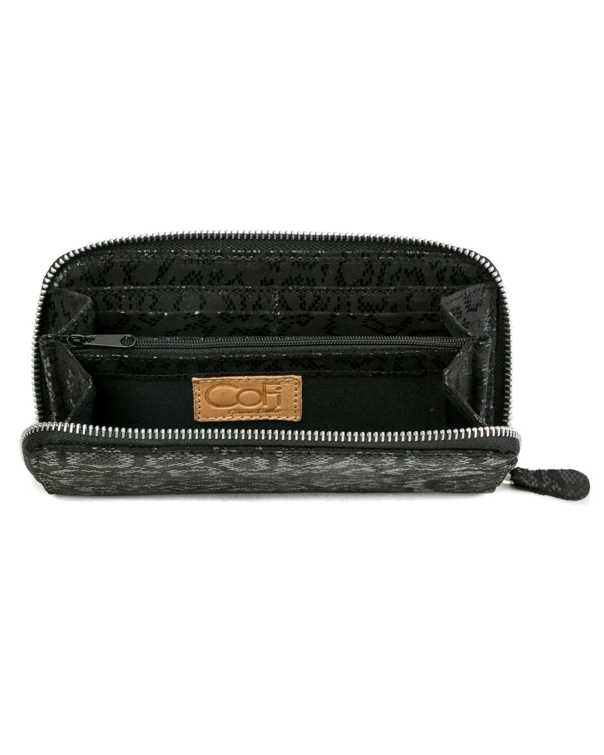 Zip Wallet: Black Anaconda